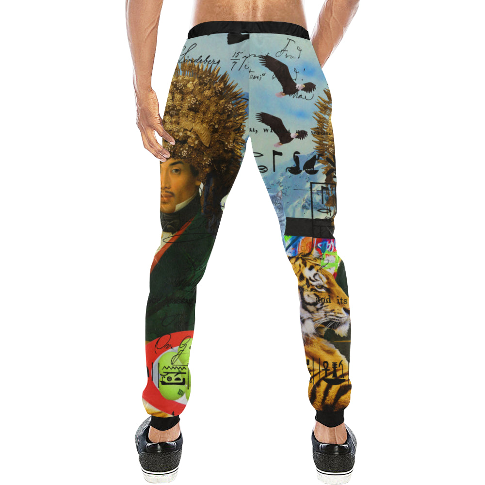 THE EMPEROR OF SNOWY MOUNTAIN III Men's All Over Print Sweatpants